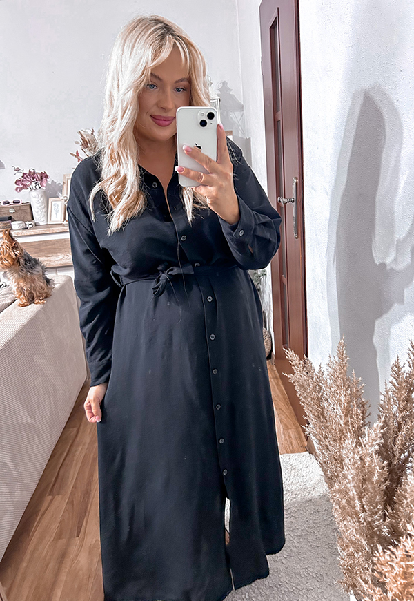 ŠATY JASMINA II PLUS SIZE BLACK 05 obrázek 3