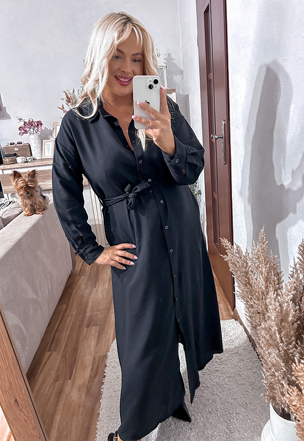 ŠATY JASMINA II PLUS SIZE BLACK 05 obrázek 4