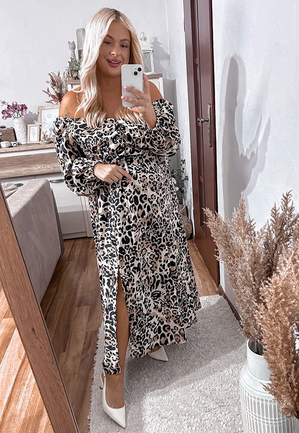 ŠATY LUCY PLUS SIZE PANTHER 03 - włoski obrázek 1