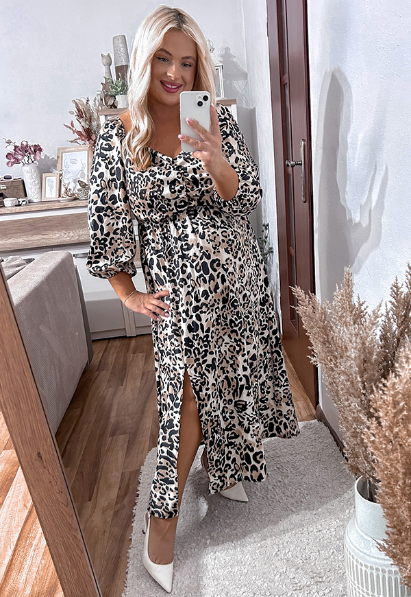 ŠATY LUCY PLUS SIZE PANTHER 03 - włoski obrázek 3