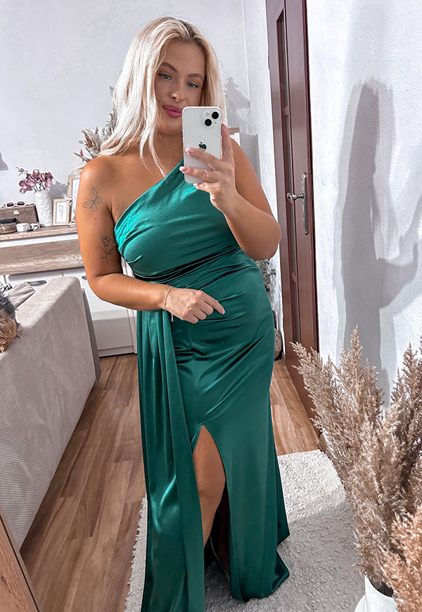 ŠATY LORETTA MAXI PLUS SIZE GREEN  02 - produkt polski obrázek 1