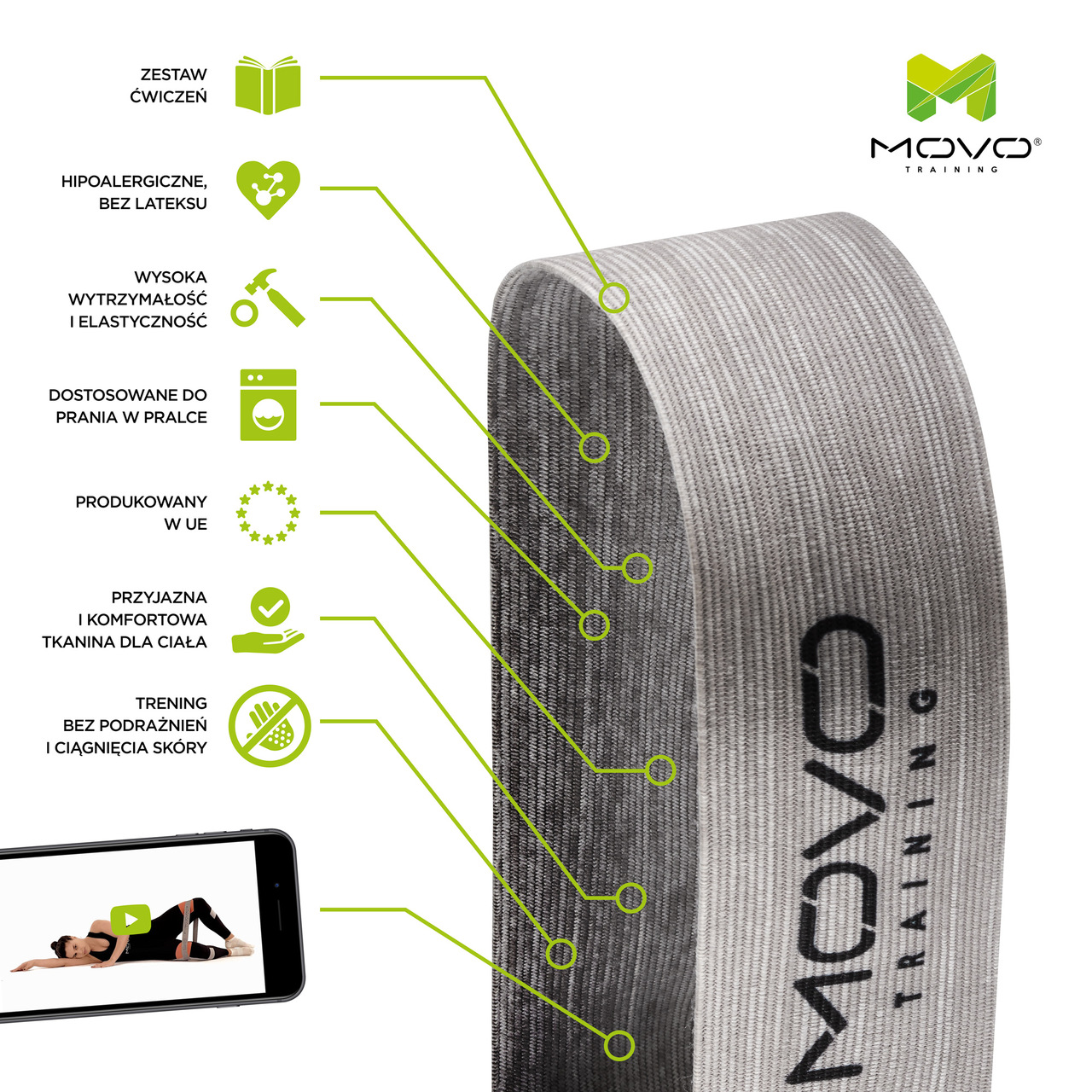 MOVO Power Band HARD - Movo zdjęcie 3
