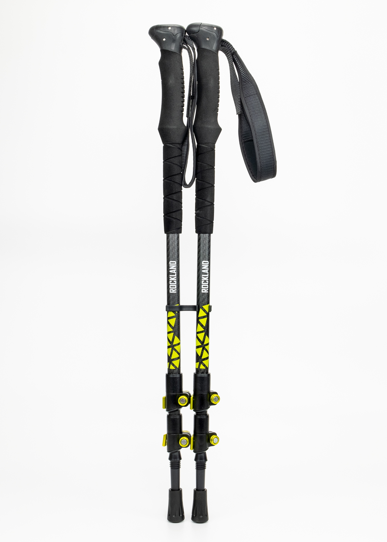 KIJE TREKKINGOWE ROCKLAND RAPID CARBO REGULOWANE 110-135 cm - Rockland zdjęcie 2