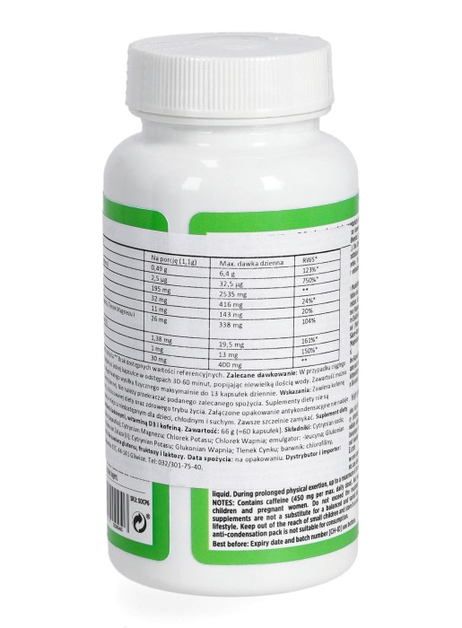 SALTOLYTE PRIME ELEKTOLITY Z KOFEINĄ 60kapsułek - It's running Nutrition zdjęcie 2
