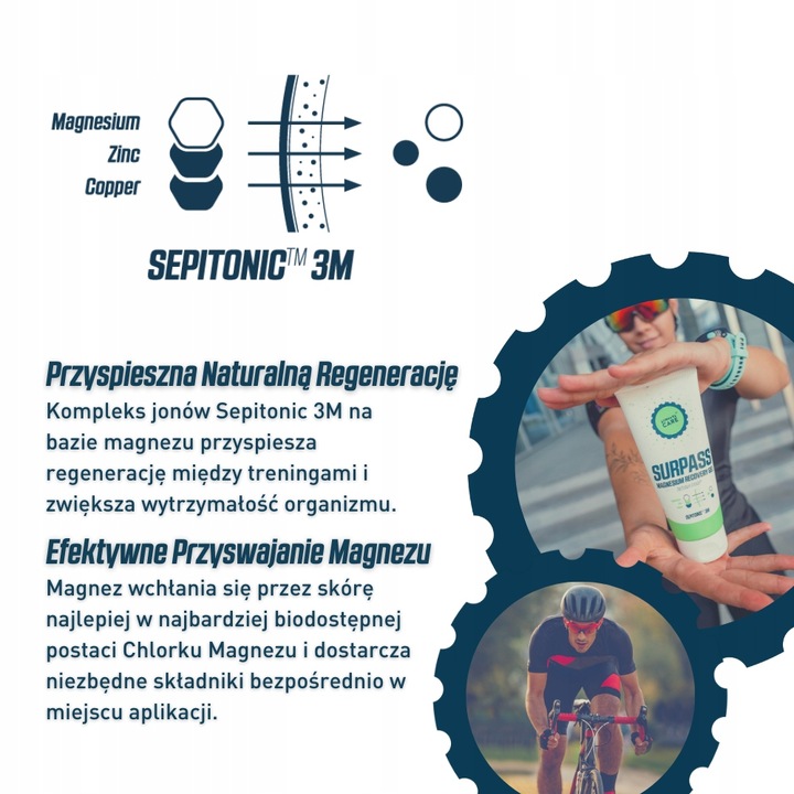 Surpass regeneracyjny żel magnezowy 200ml - Surpass zdjęcie 2
