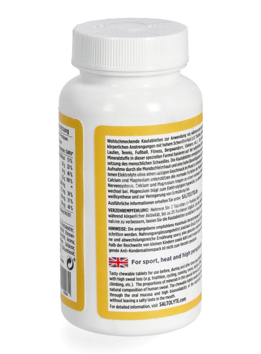 SALTOLYTE ELEKTOLITY  60KAPSUŁEK DO ŻUCIA MANGO - It's running Nutrition zdjęcie 2
