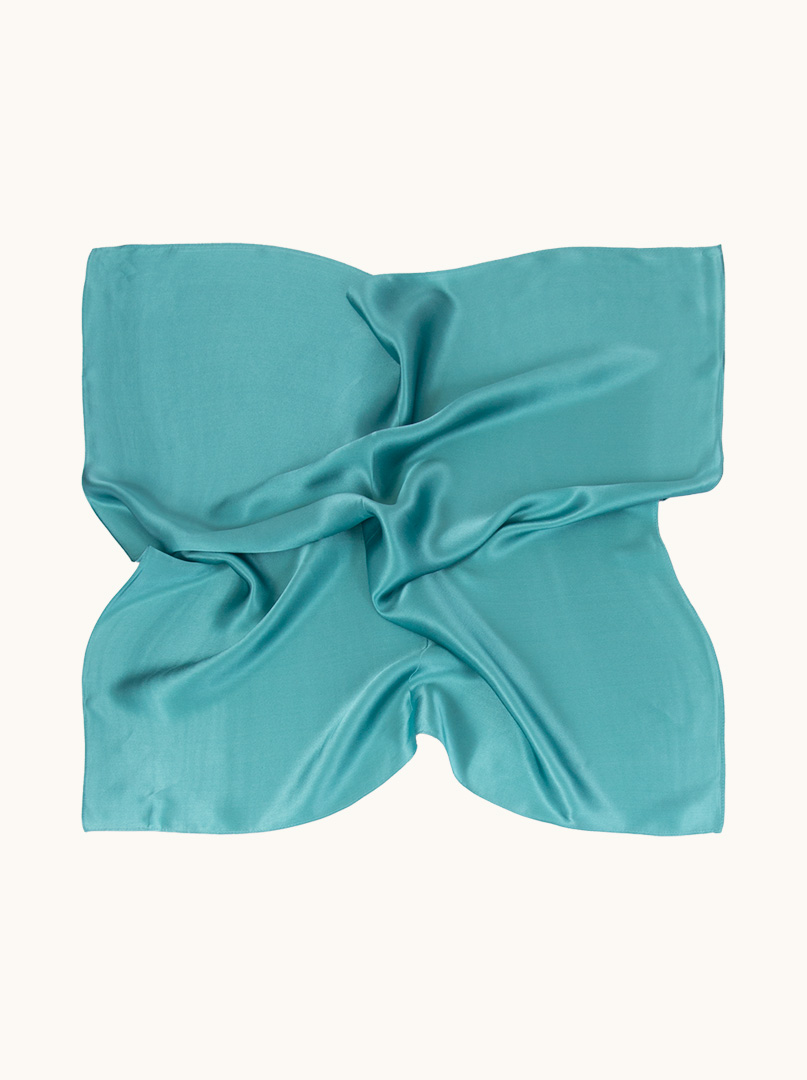 Seafoam silk scarf 70 cm x 70 cm image 3