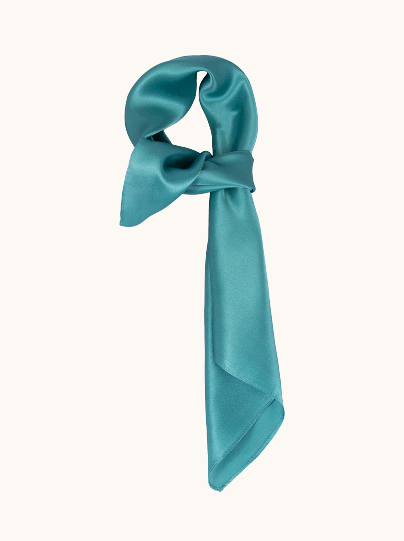 Seafoam silk scarf 70 cm x 70 cm image 1