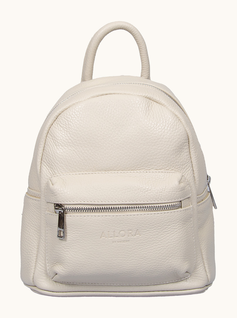 ALLORA backpack in natural leather 23 cm x 32 cm PREMIUM image 1