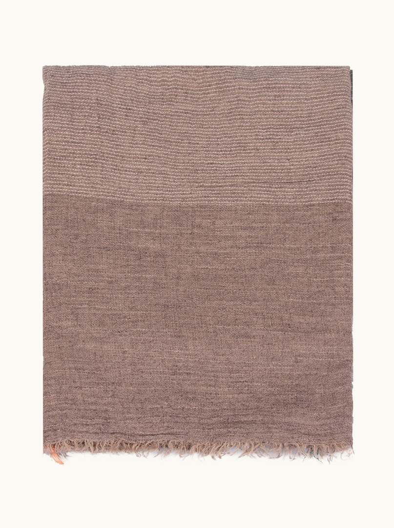 Light brown scarf light brown 90 cm x 210 cm image 1