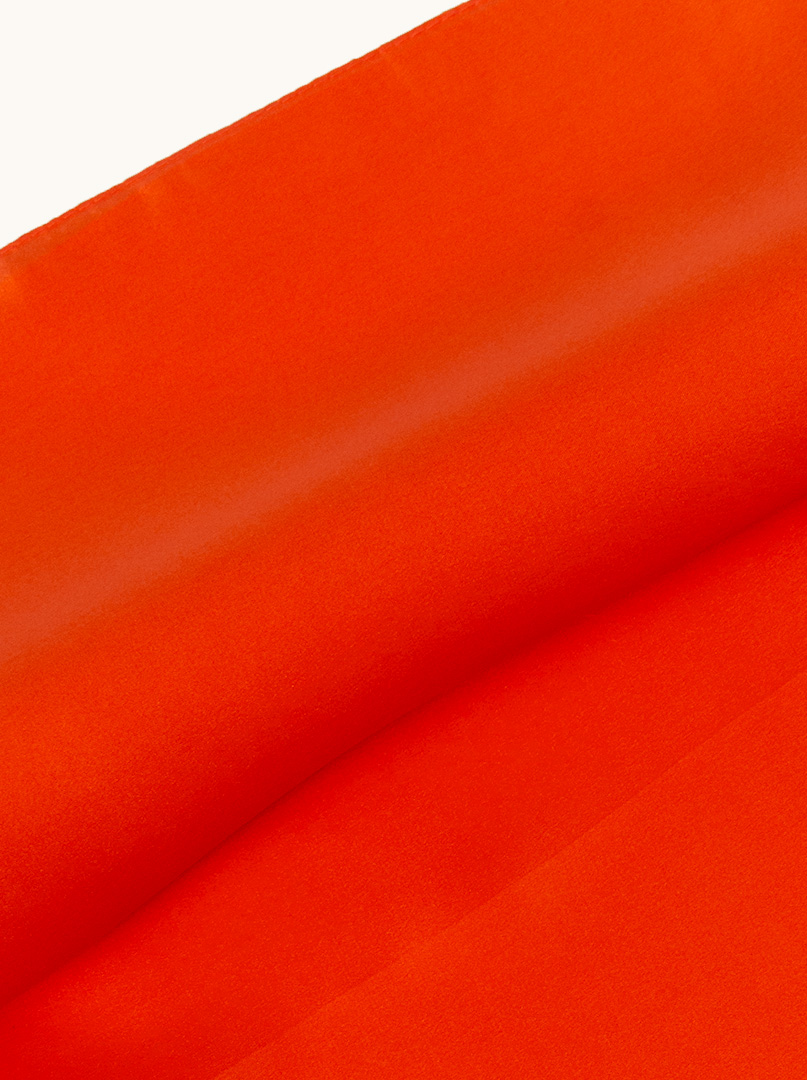 Mała jedwabna gawroszka w kolorze pomarańczowym 53x53 cm zdjęcie 1
