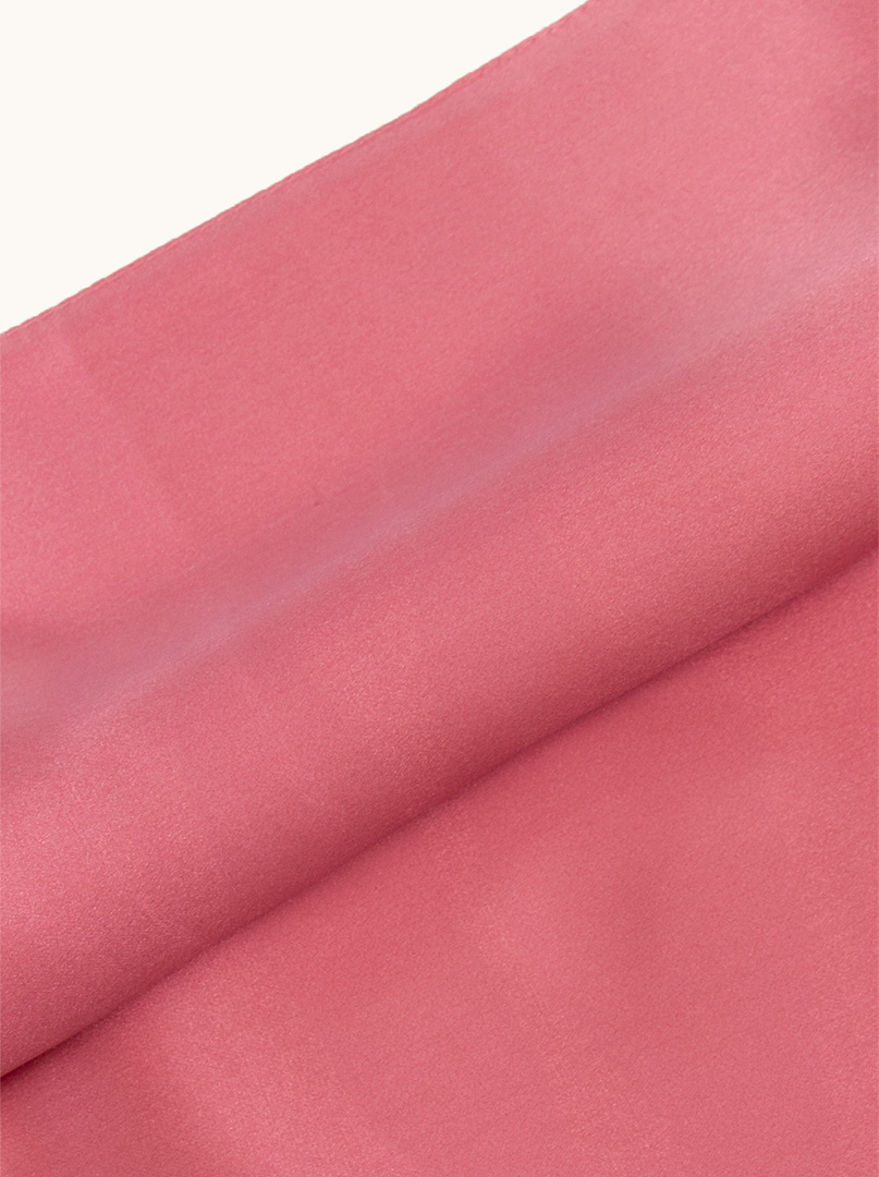 Small silk choker powder pink 53x53 cm image 1