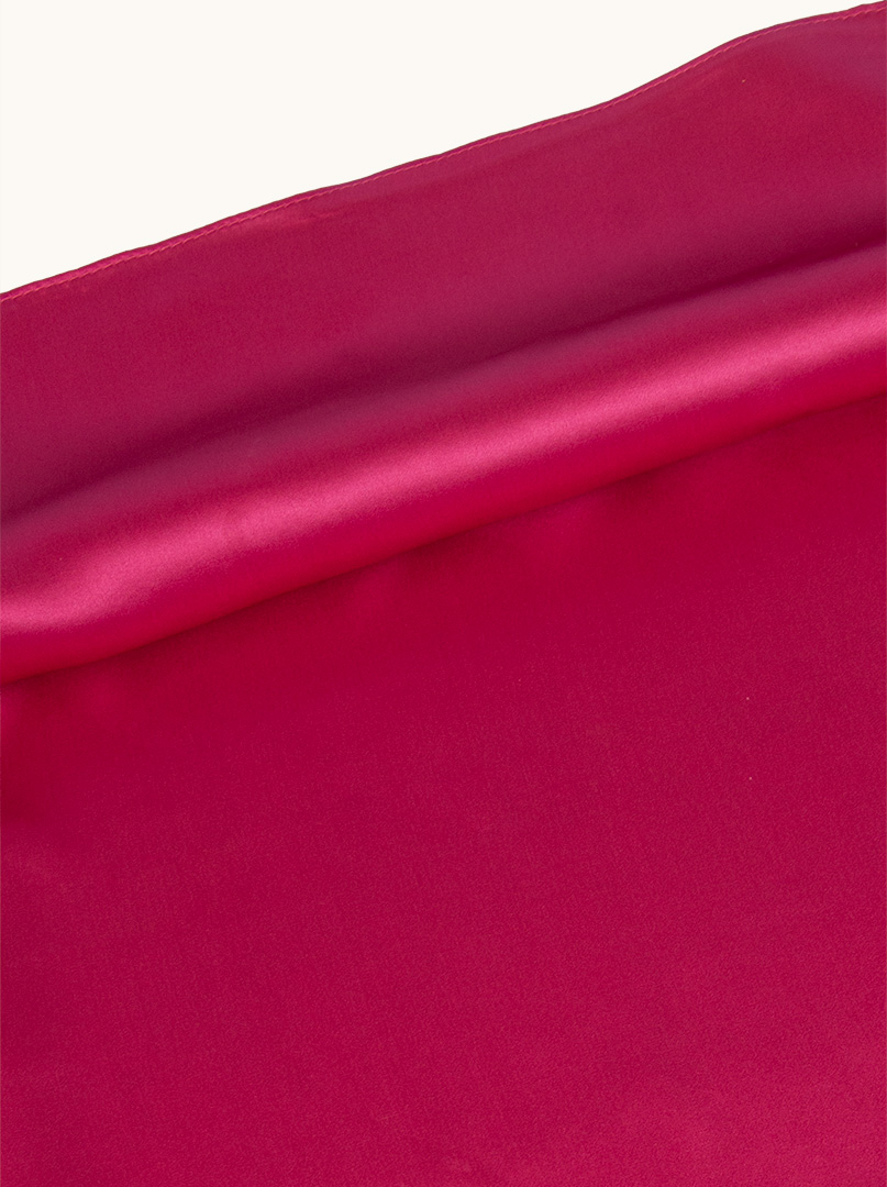 Raspberry silk scarf 70 cm x 70 cm image 4