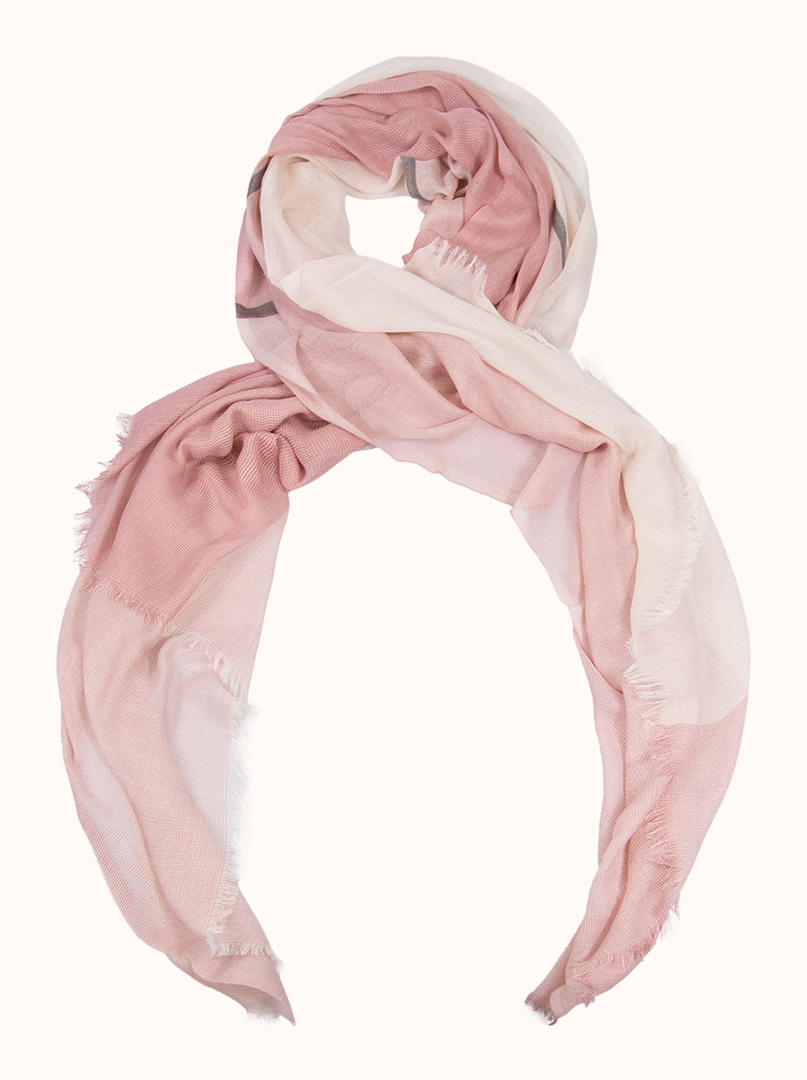 Lightweight shawl in pink 95cm x 200cm image 1