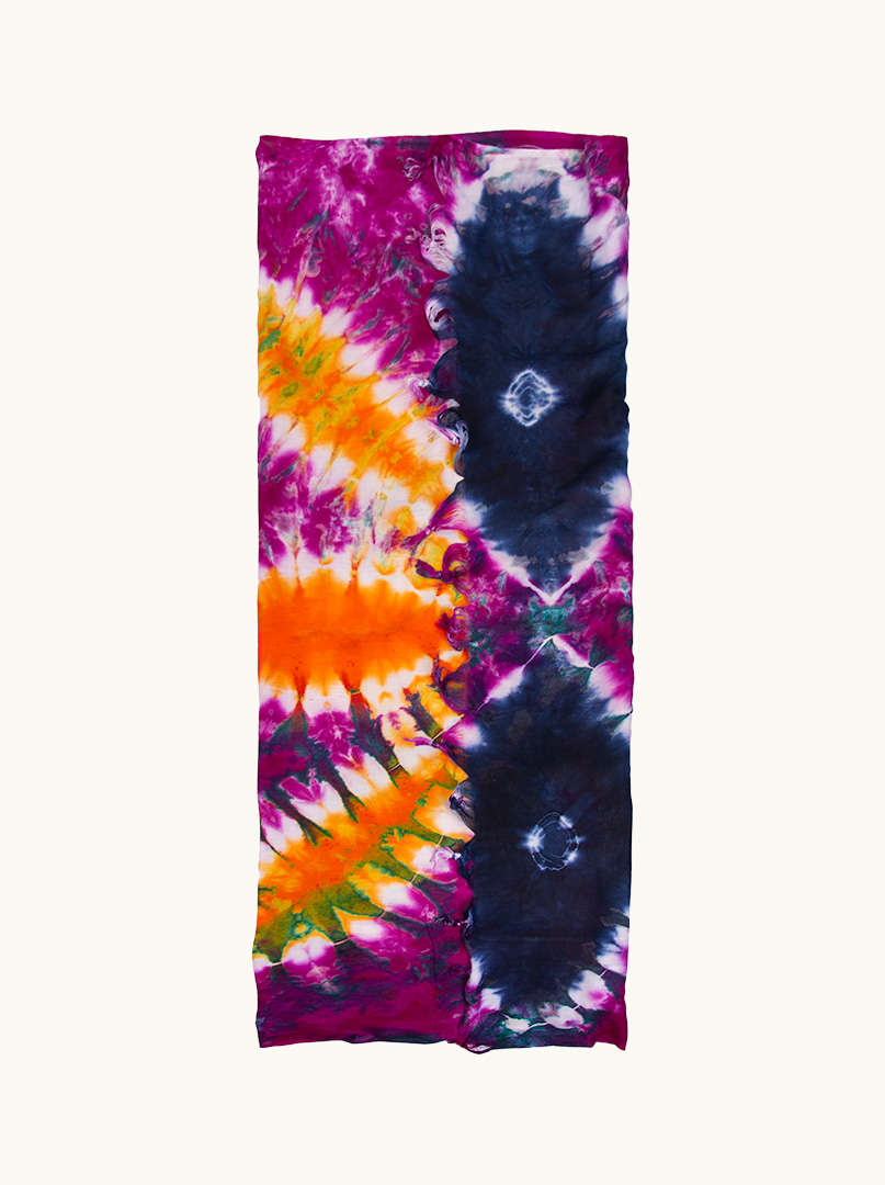 Pareo fioletowe we wzory 100 cm x 180 cm zdjęcie 4