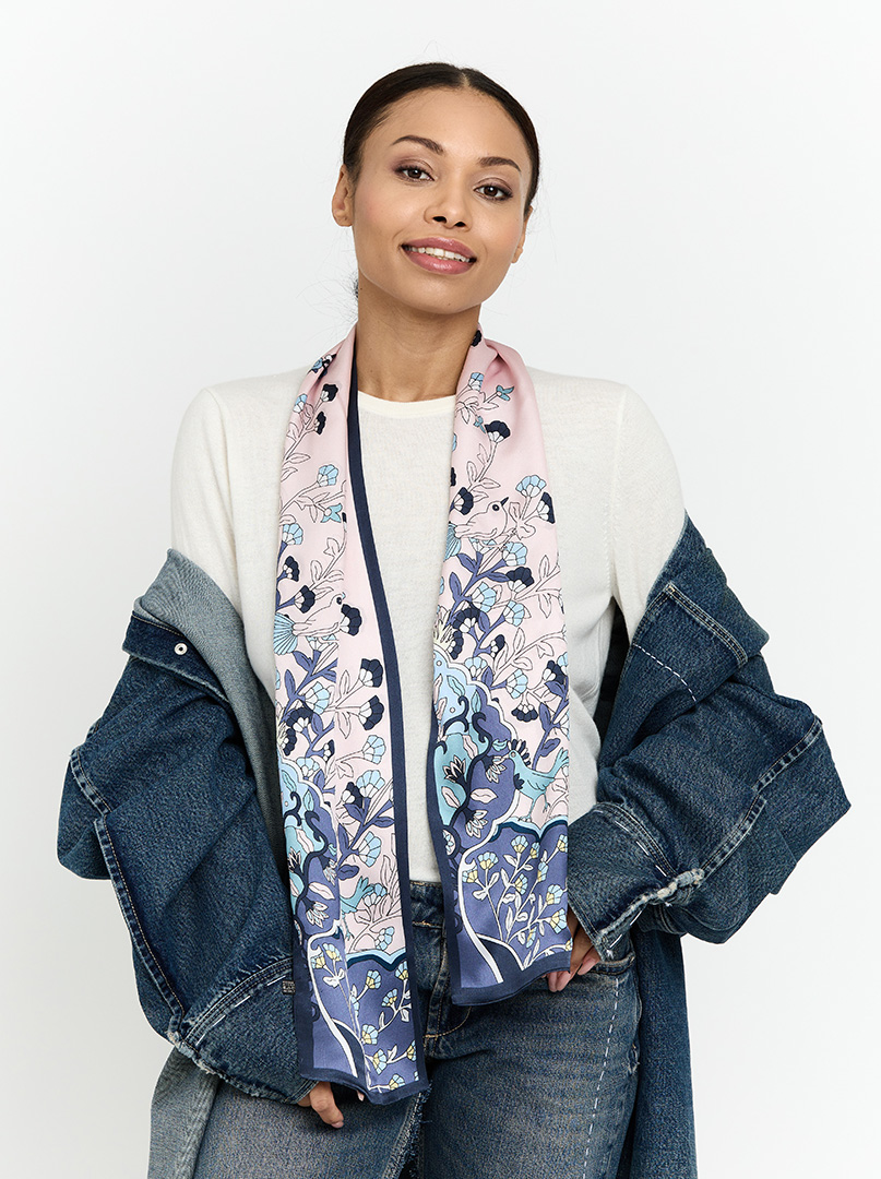 Silk scarf image 1