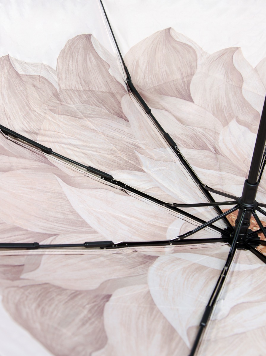 Parasol składany z kwiatem, dwustronny - Allora zdjęcie 1