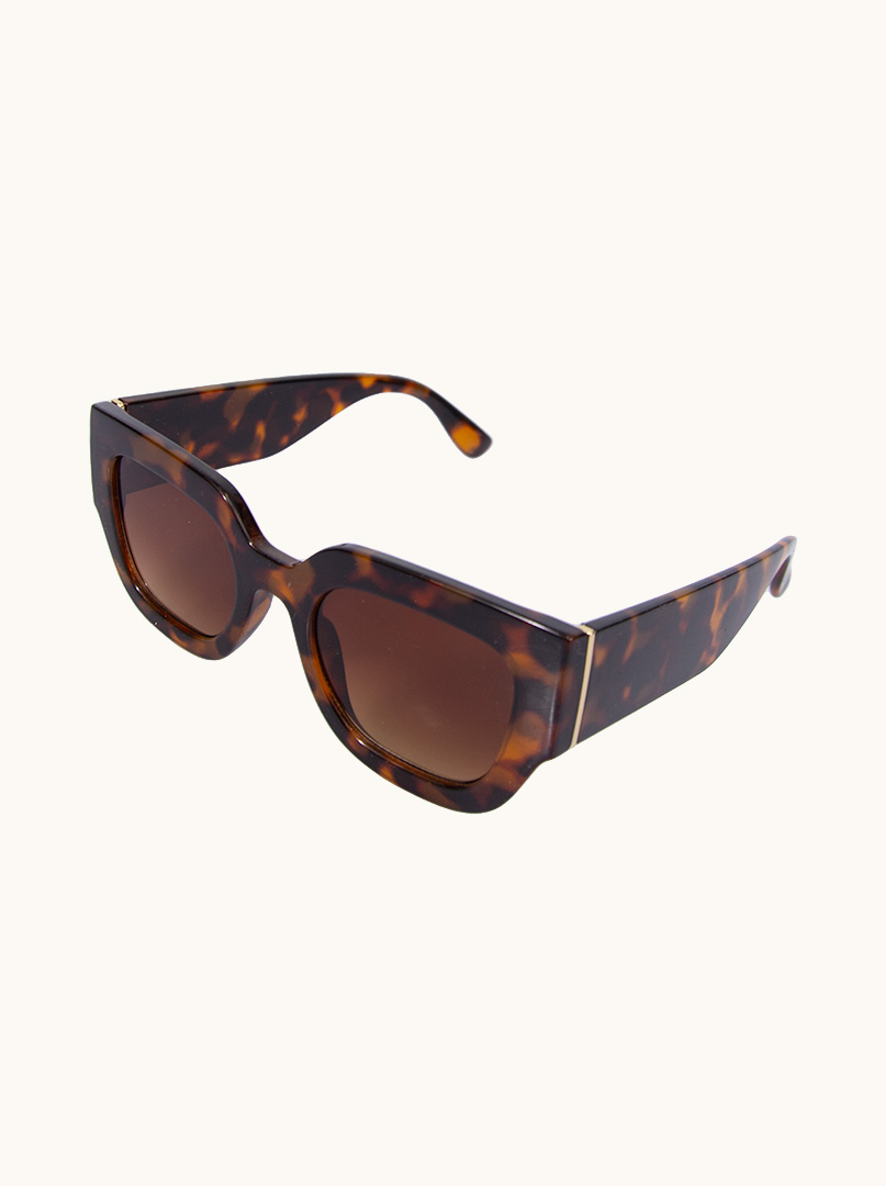 Okulary przeciwsłoneczne  Brylove brązowe w panterkę zdjęcie 2
