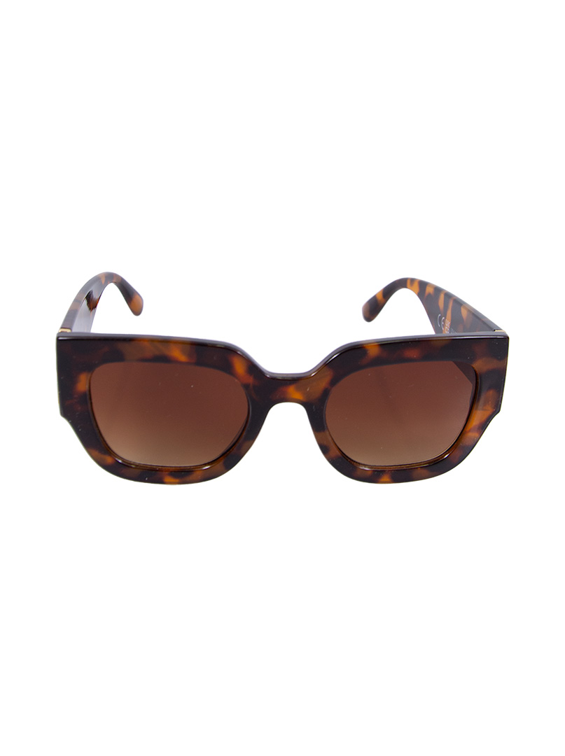 Okulary przeciwsłoneczne  Brylove brązowe w panterkę zdjęcie 1