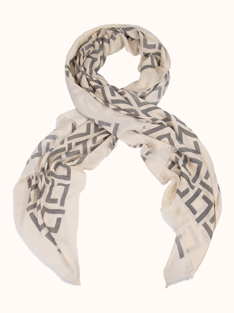Light viscose scarf, dark gray, 80 cm x 180 cm image 1