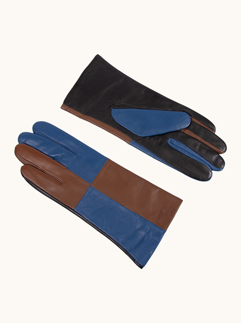 Skórzane rękawiczki w trzech kolorach zdjęcie 3