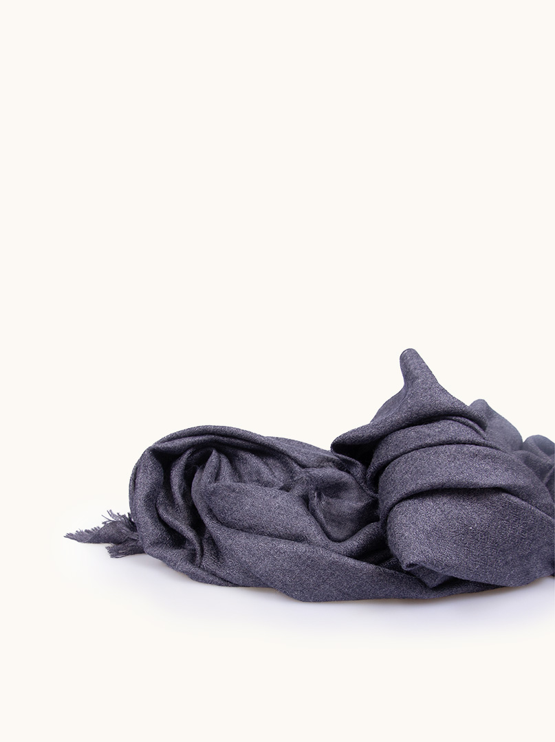 Light viscose scarf, dark gray, 80 cm x 180 cm image 2