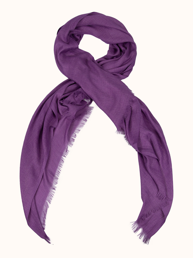 Light purple viscose scarf, 80 cm x 180 cm image 1