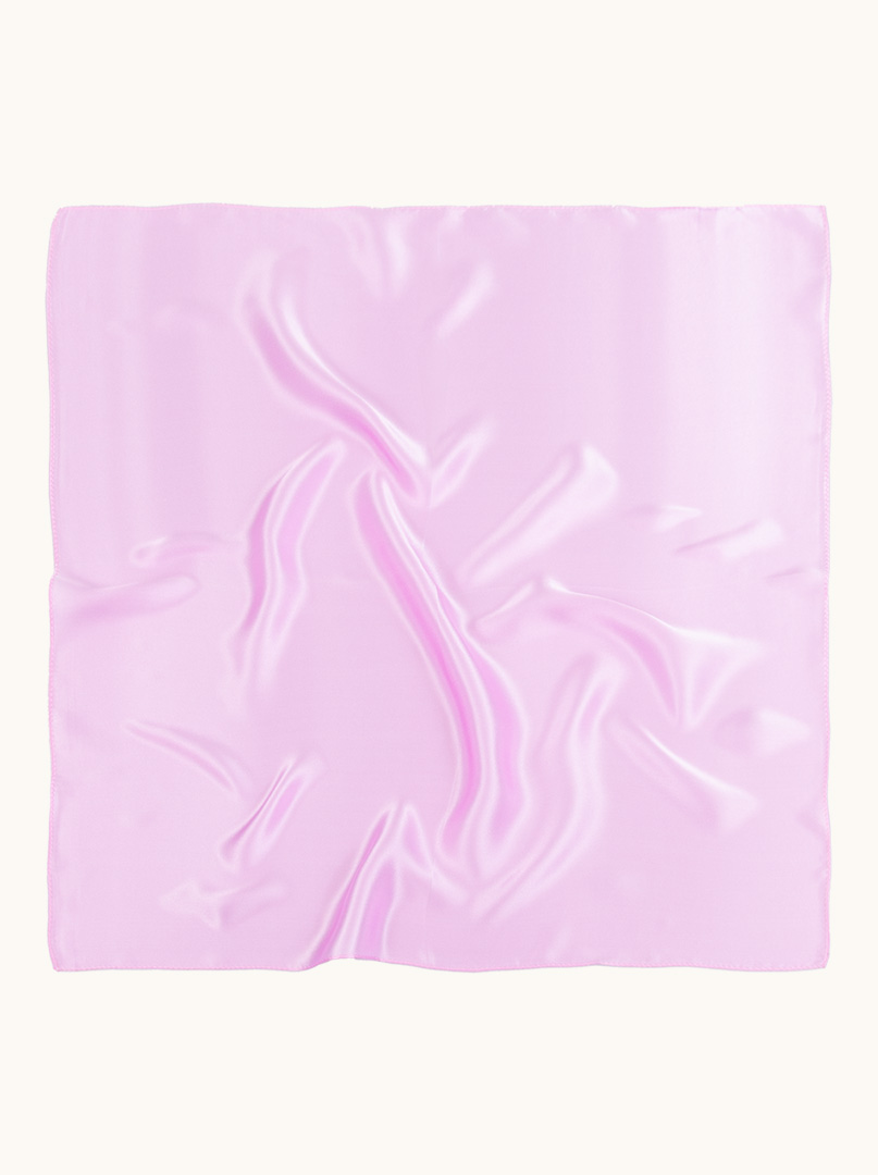 Mała jedwabna różowa gawroszka 53x53 cm zdjęcie 2