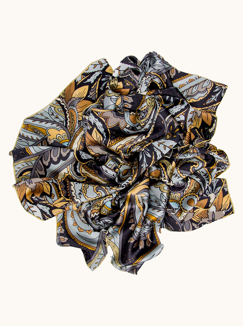 Silk scarf XXL image 2