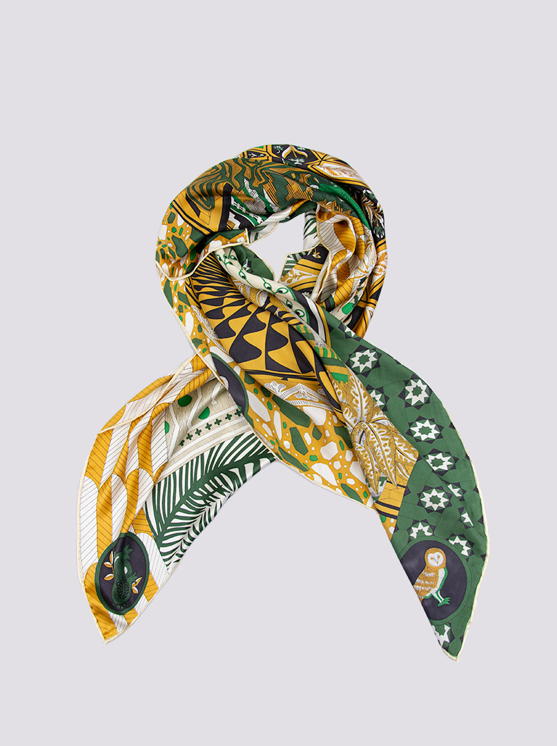 Silk scarf XXL image 1