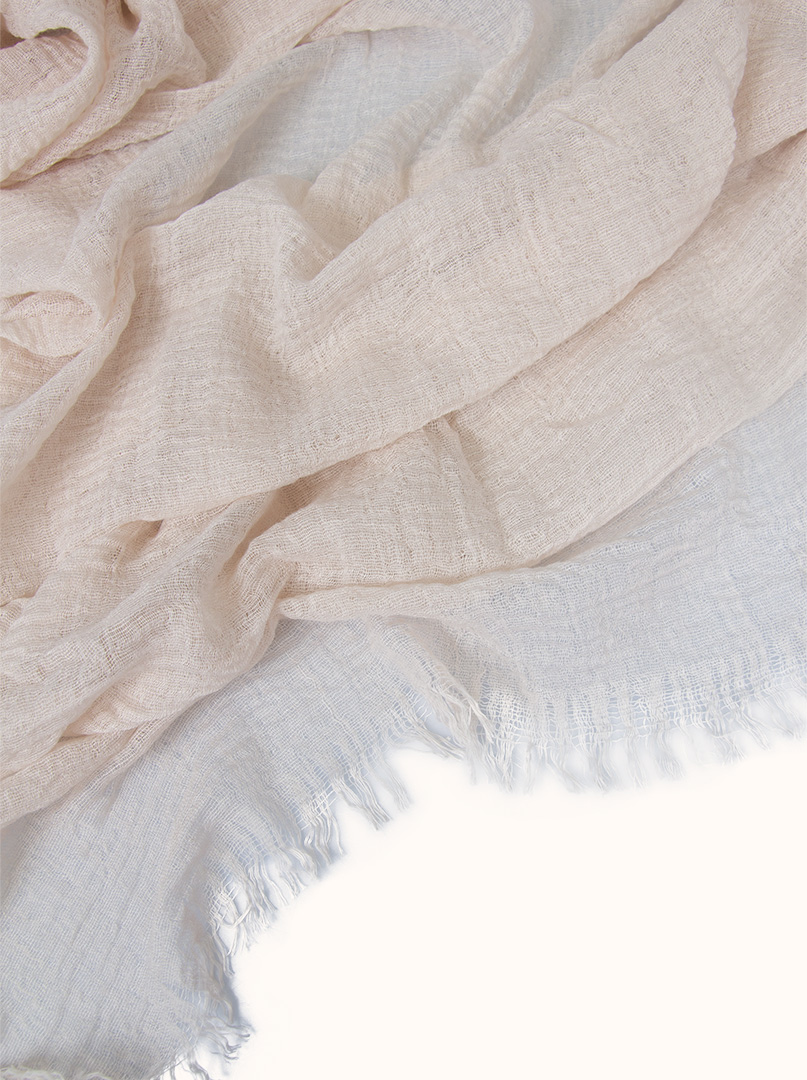 Light beige scarf 90 x 190 cm image 4