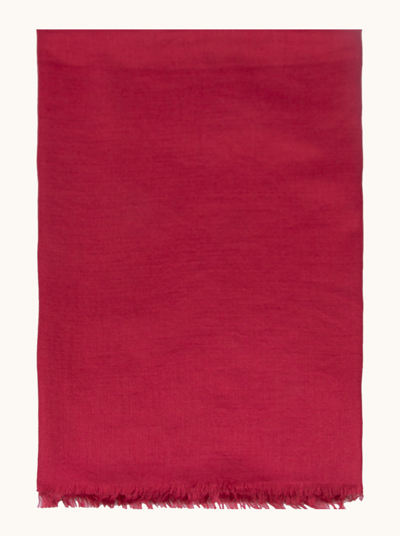 Angielski  Light burgundy scarf made of viscose, 95 cm x 200 c image 2