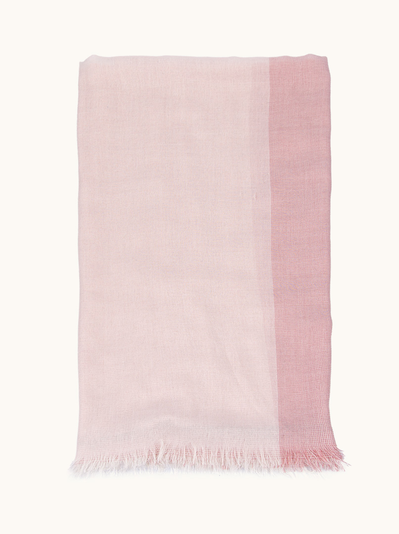 Lightweight shawl in pink 95cm x 200cm image 4