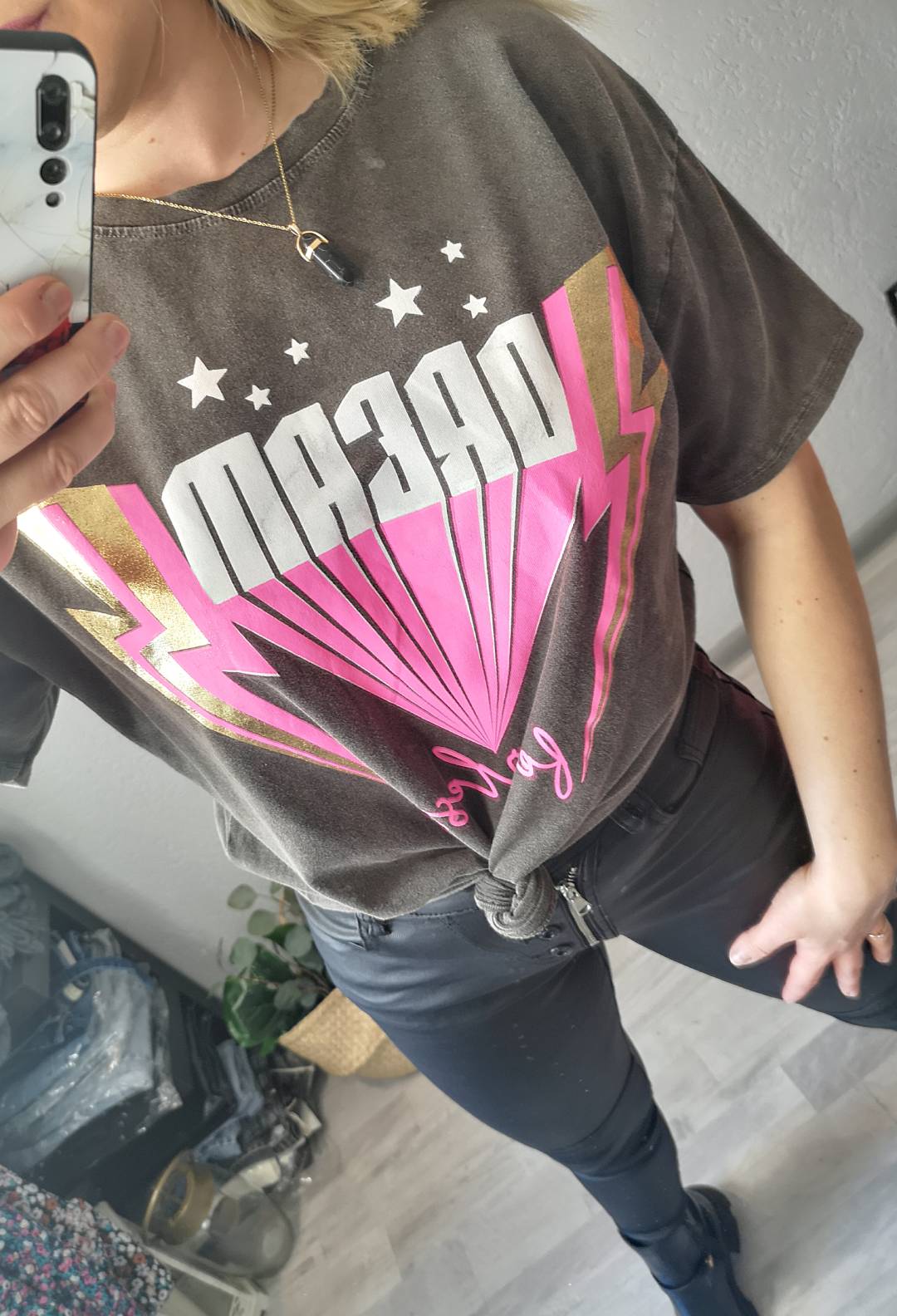 T-shirt Dream Azara Grafit zdjęcie 2