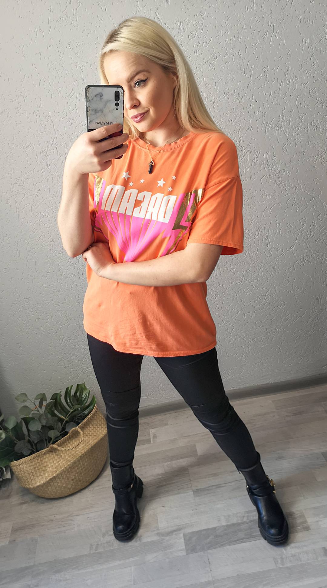 T-shirt Dream Azara Pomarańcz zdjęcie 3