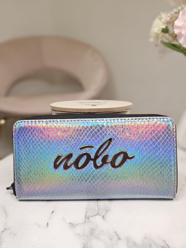 Piękny duży portfel NOBO holograficzny  zdjęcie 2