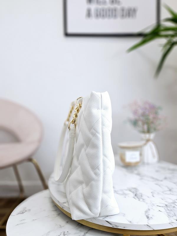 Piękna duża torebka Chiara w kolorze białym zdjęcie 3