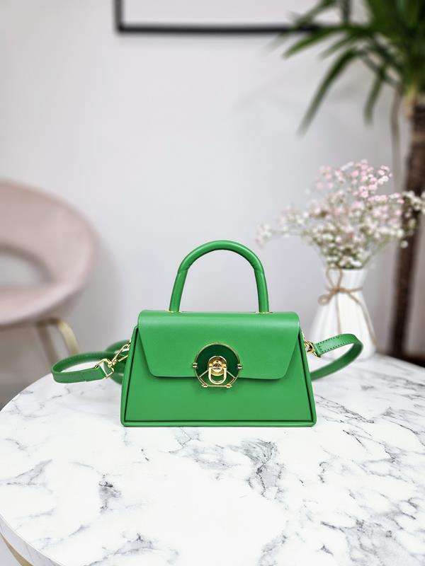 Stylowy mini kuferek w kolorze zielonym zdjęcie 1