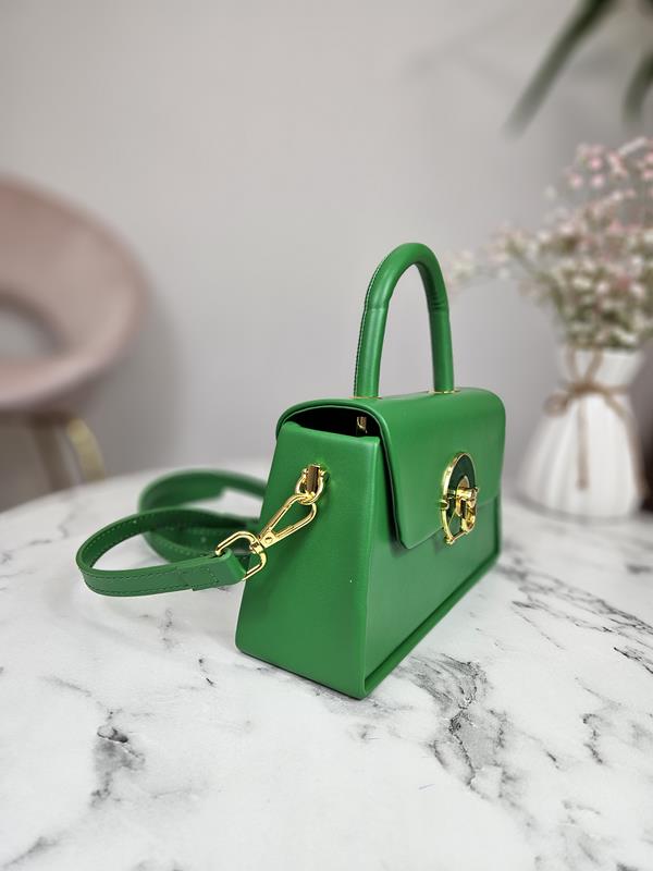 Stylowy mini kuferek w kolorze zielonym zdjęcie 3