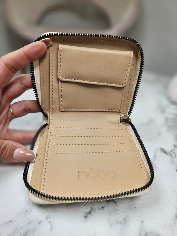 Piękny mały portfel NOBO perłowy zdjęcie 4
