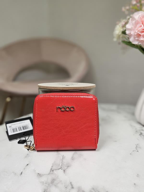 Piękny mały portfel NOBO czerwony zdjęcie 1
