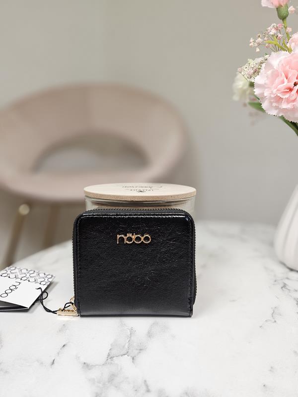 Piękny mały portfel NOBO czarny zdjęcie 1