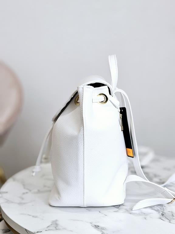 Świetny plecak Massimo Contti w typie worka w kolorze białym zdjęcie 3