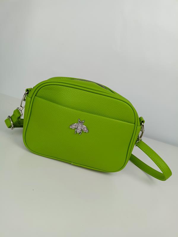 HIT świetna torebka z pszczółką w kolorze jasno-zielonym zdjęcie 1