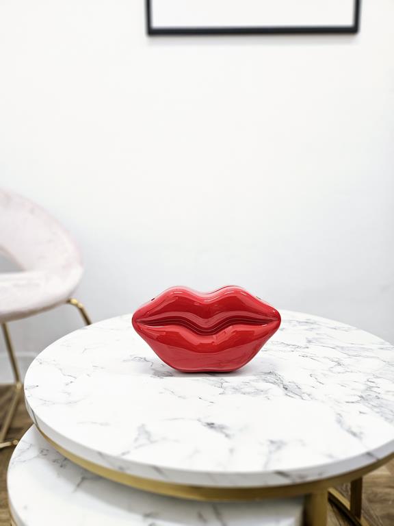 KOLEKCJA LIMITOWANA usta od Massimo Contti w kolorze czerwonym zdjęcie 2