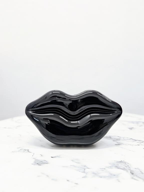 KOLEKCJA LIMITOWANA usta od Massimo Contti w kolorze czarnym zdjęcie 3