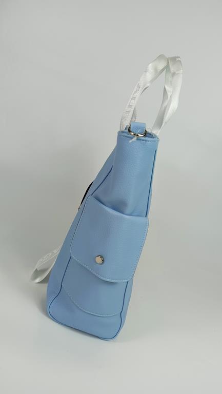 HIT piękna torebka Laura Biaggi z kiszonką z przodu w kolorze błękitnym zdjęcie 3