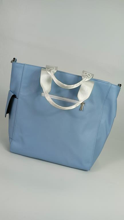 HIT piękna torebka Laura Biaggi z kiszonką z przodu w kolorze błękitnym zdjęcie 4