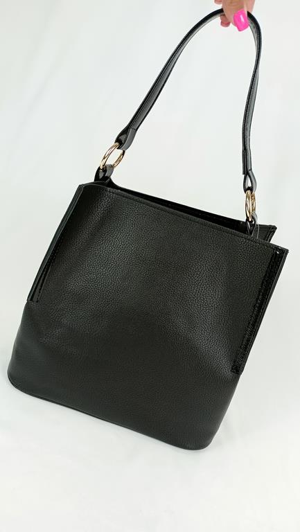 HIT fajna torebka Laura Biaggi w kolorze czarnym zdjęcie 4