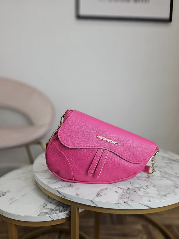 HIT torebka siodło Massimo Contti w kolorze  różowym zdjęcie 1